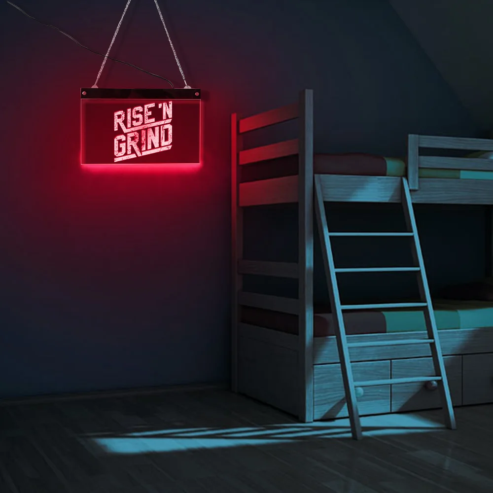 Светильник светодиодный неоновый с цитатами на заказ LED лампа для выращивания и