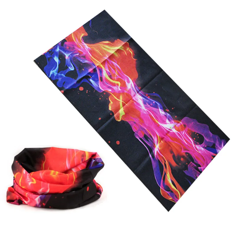 Fire Ice Dynamit Банданы летние Buffe открытый Facemask Спорт Балаклава для велоспорта маска для рыбалки мотоцикл дизайн шарф солнцезащитный дышащий - Цвет: Fire Ice Dynamit