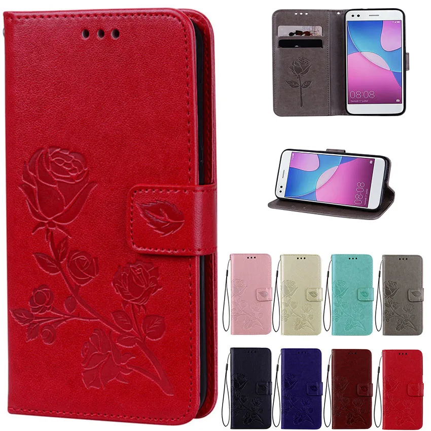 For Huawei P9 Lite Mini Case PU Leather Phone Case For Huawei P9Lite Mini Enjoy 7 SLA-L02 SLA-L22 SLA-L03 Case Flip Cover Fundas