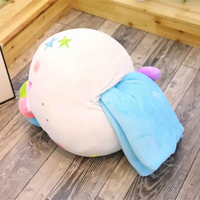 

1pc 40cm Cute Round Unicorn Plush Pillow Air Conditioning Blanket 2 in one Birthday Gifts Valentine Gifts Christmas Toys