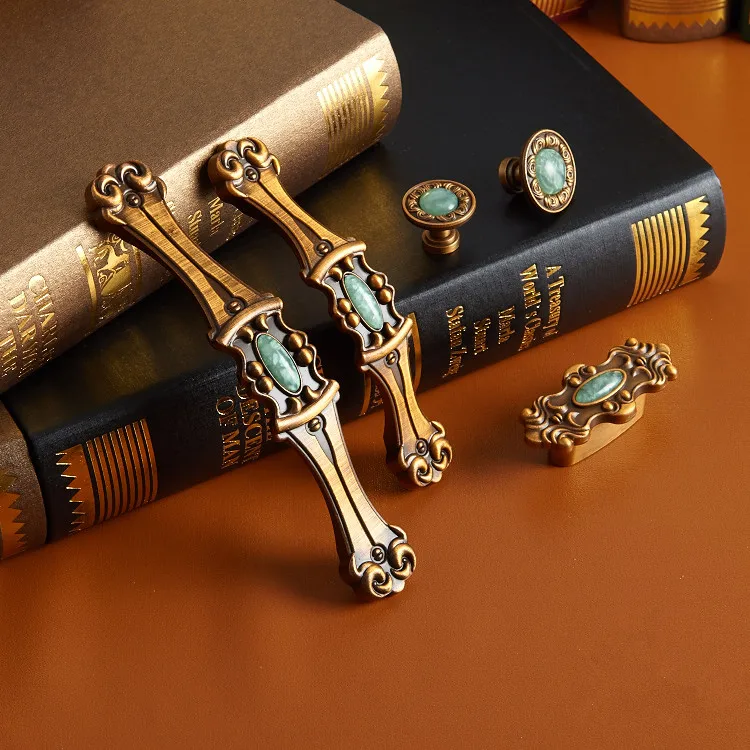 Новая высококачественная Европейская классическая синяя Нефритовая рукоятки