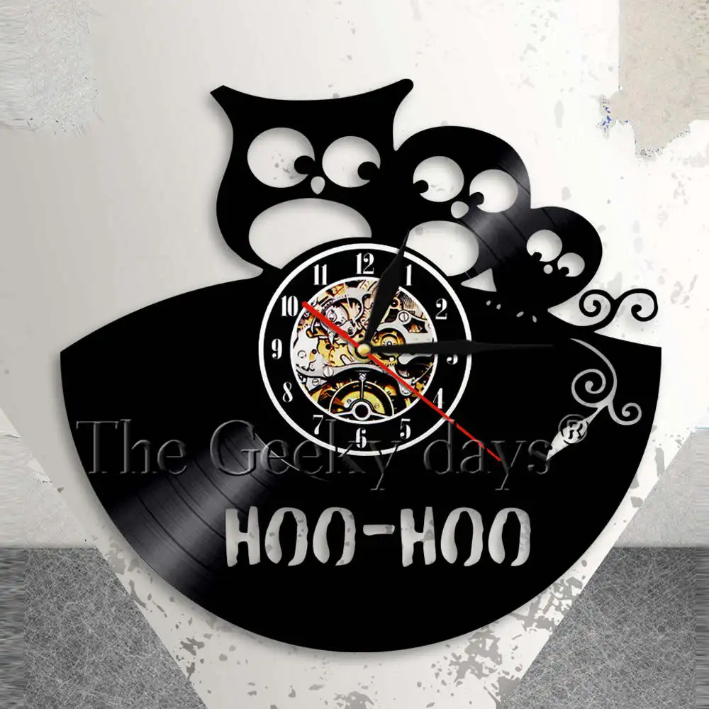 Hoo детские настенные часы в форме совы для детской комнаты декоративный из