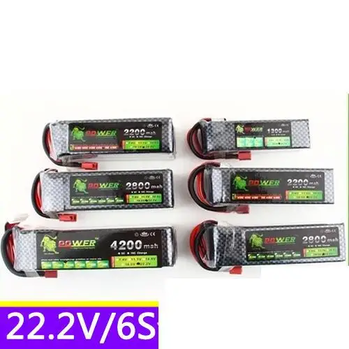 Литий полимерный аккумулятор 22 2 в/6S 1300 2200 3000 4200 5200 10400 мА · ч для модели RC