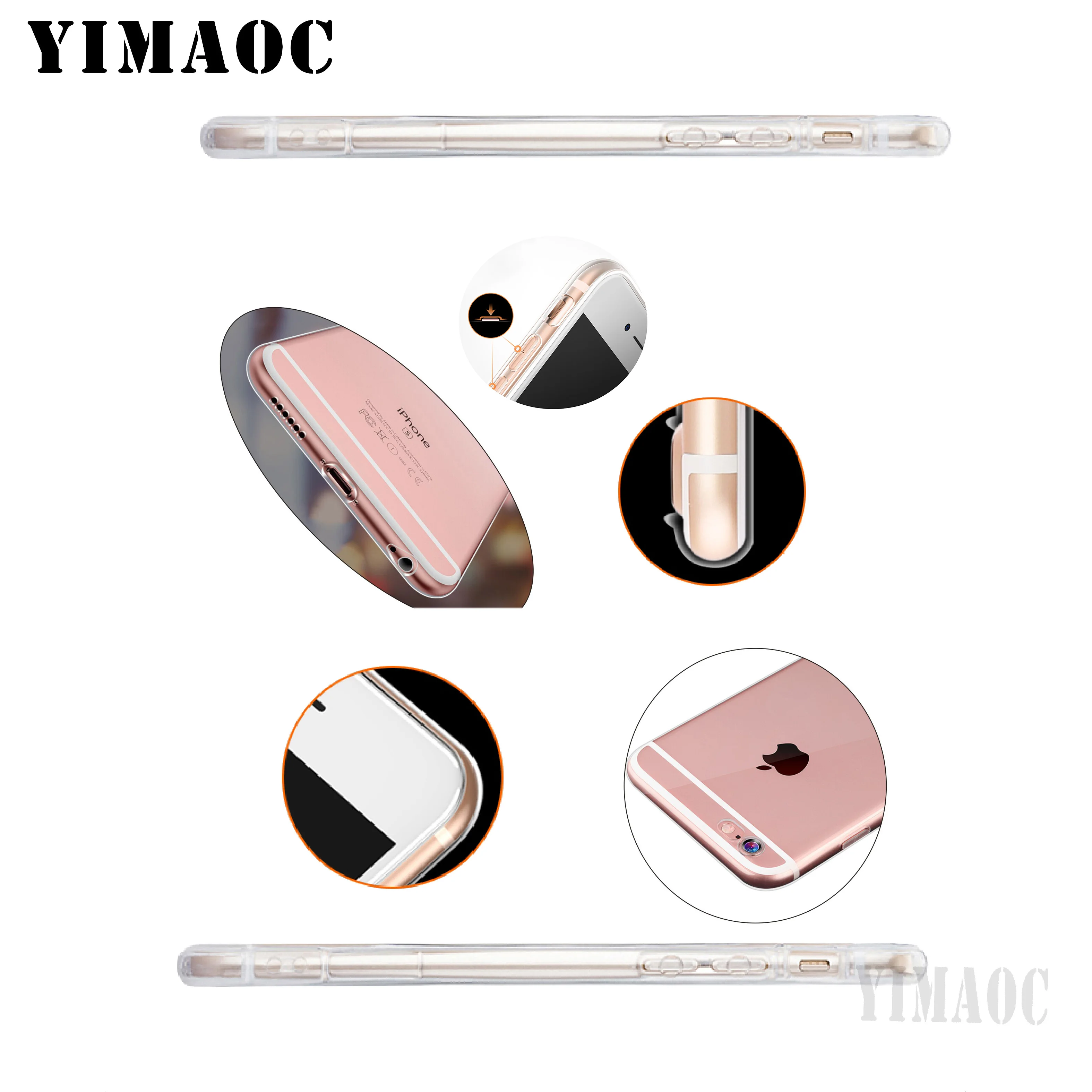 YIMAOC Kodak черный мягкий силиконовый чехол для Apple Iphone 11 Pro Xr Xs Max X 10 8 Plus 7 6S 6 SE 5S 5 7Plus |