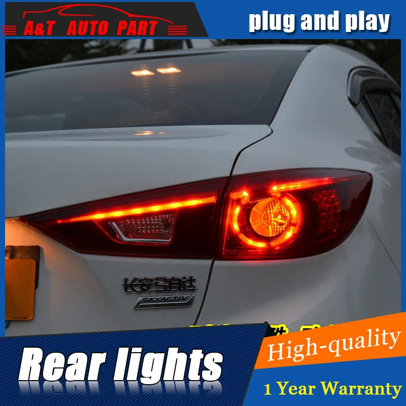 Автомобильный Стайлинг светодиодный светодиодная задняя фара для Mazda 3 AXELA задний