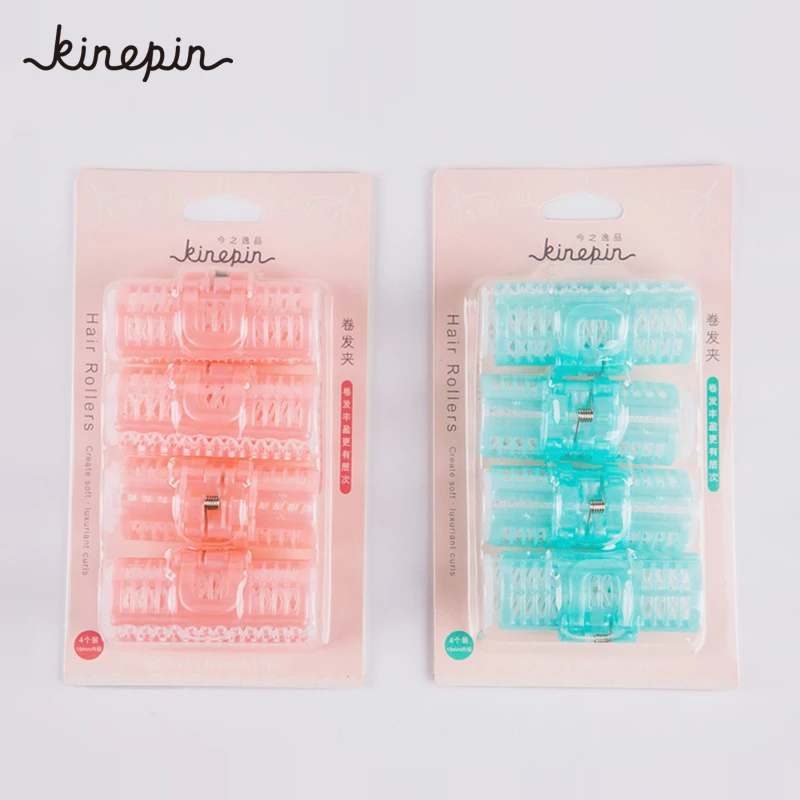 4Pcs/Pack Hair Curler Roller Hairdressing Physical Curls Home Use DIY Magic Large Self Adhesive Rollers Styling Beauty Tool|hair rollers large|diy