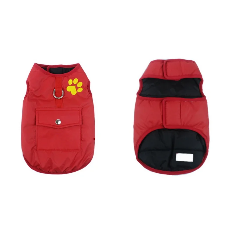 7 размеров зимняя теплая одежда для собак и домашних животных водонепроницаемый