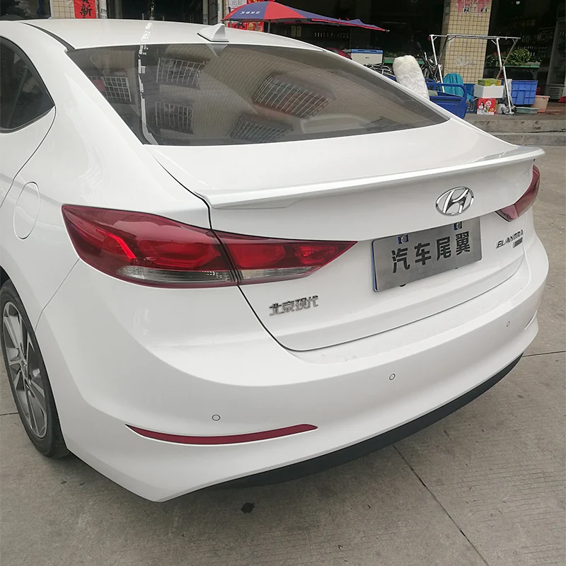 Высококачественный ABS материал для HYUNDAI ELANTRA спойлер заднего крыла автомобиля праймер цвет задний спойлер ELANTRA