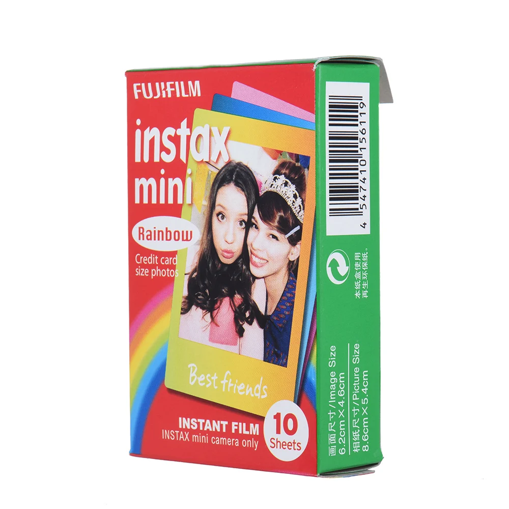 Фотобумага Fujifilm Instax Mini 10 100 листов фотобумага с мгновенным принтом радуга