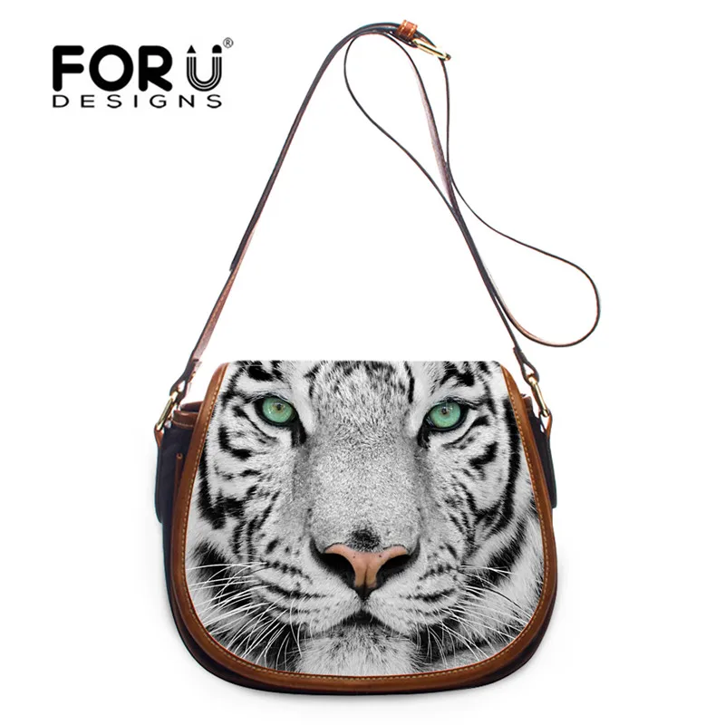 FORUDESIGNS Tiger Owl Mini Woman Messenger Bag 3D Small Women Crossbody panda Ladies Girls Cross Body Shoulder Purses Bags | Багаж и сумки