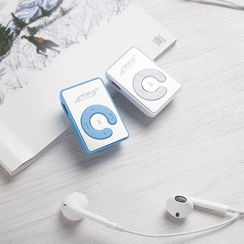 Зеркало C Ключ без экрана карты мини портативный MP3-плеер HiFi Музыка Поддержка tf-карт с usb-кабелем и наушником Bluetooth