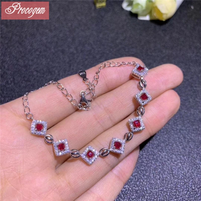 

Женский браслет из серебра 925 пробы, 7 шт.