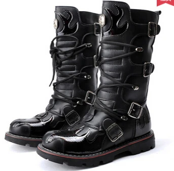 winter men snow boots waterproof black 