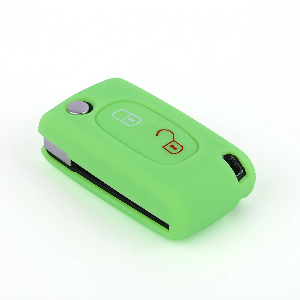 2018 новый силиконовый автомобильный брелок для ключей чехол peugeot 206 208 308 3008 508 RCZ 207