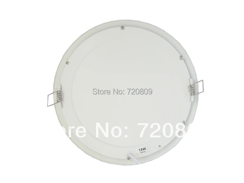 

Free shipping 10pcs/lot 18w LED Panel Light White Round indoor Ceiling light AC85-265v Pure/Warm White