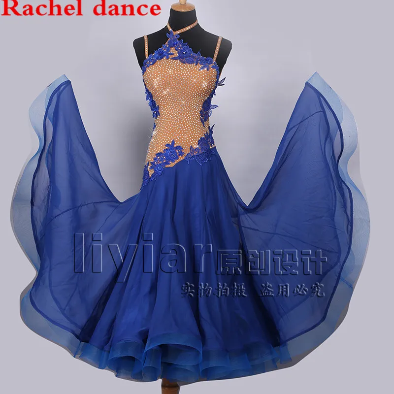 Профессиональные женские бальные платья для танцев Стандартный Вальс фламенко