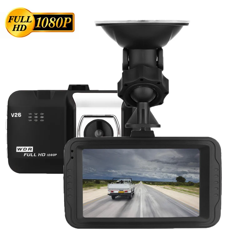 Автомобильный видеорегистратор 3 &quotV26 Full 1080P 145 градусов с ночным видением