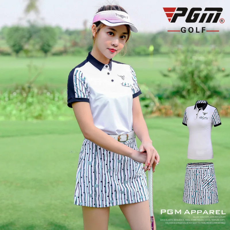 PGM одежда для гольфа ladies'весна и Лето Одежда женская спортивный костюм|Футболки