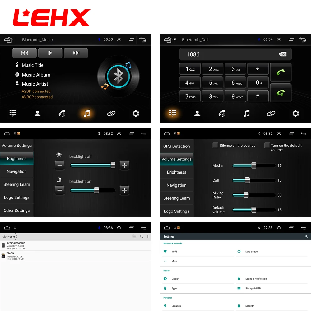 LEHX " автомобильный Android 8,1 автомобильный Радио Автомобильный gps навигатор мультимедийный видео плеер dvd для Volkswagen Nissan hyundai Kia toyata CR-V