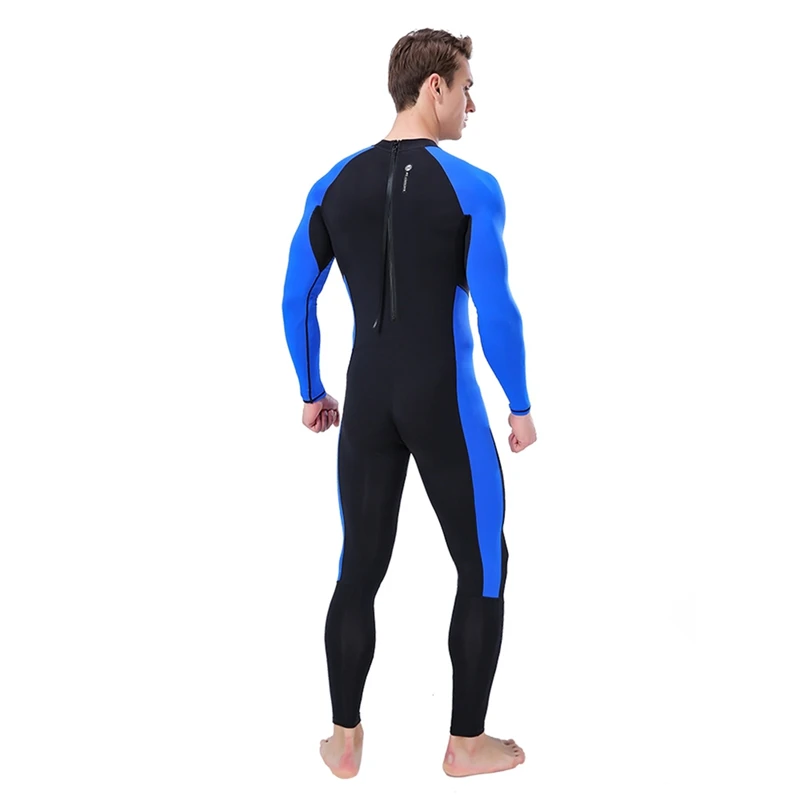 Men's Thin Sweat-absorbent And Quick-drying Swimsuit One-piece Waterproof Sunscreen Surf Diving Suit Swimsuit