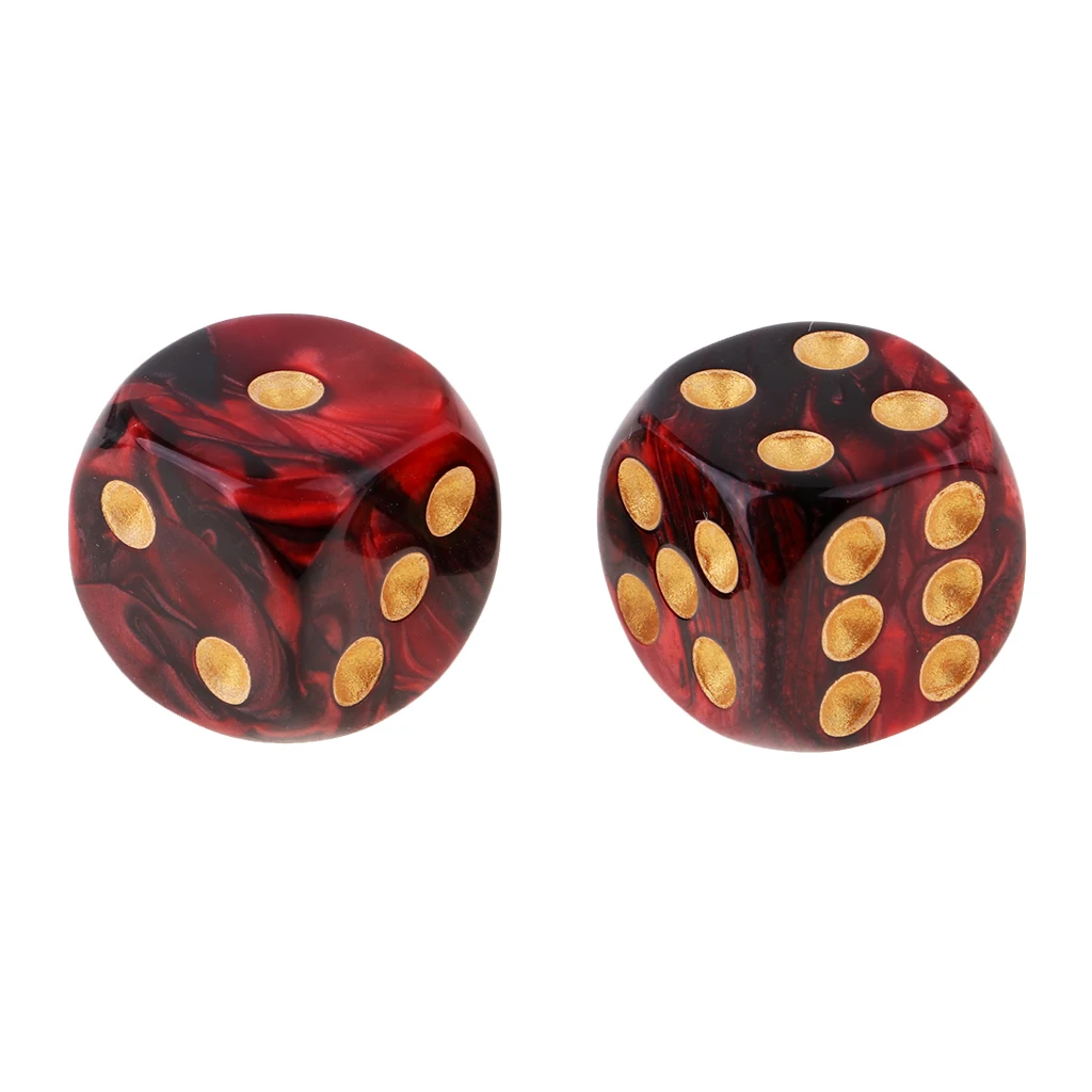 MagiDeal 10 шт 6-кости Набор Яркий Цвета 16 мм игра в кости многогранные кости для настольных игр Казино Подарки обучения