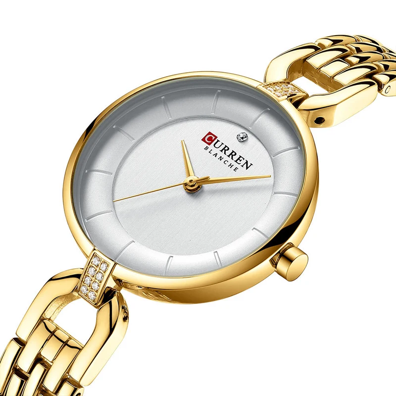 Reloj Mujer Новый Круглый циферблат без цифровых часов для женщин Аналоговые