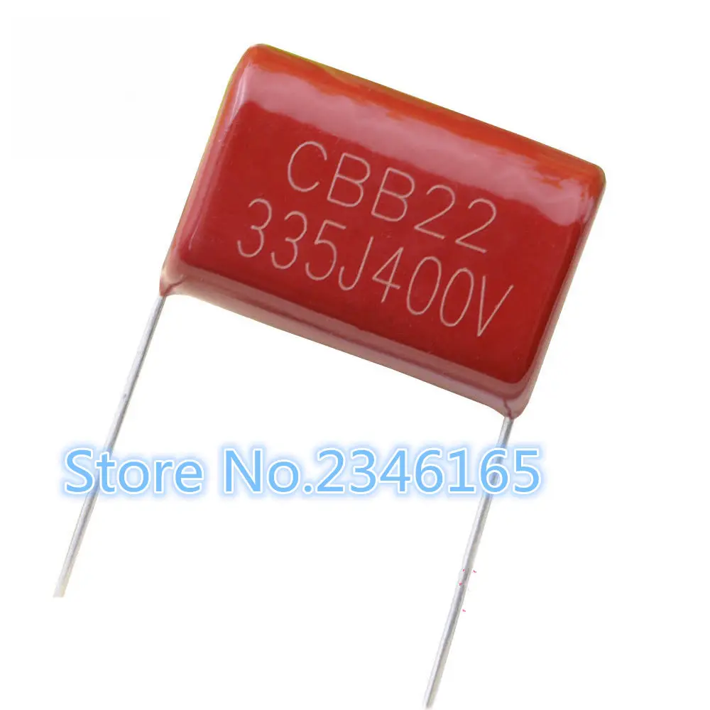 10 шт. 400V335J 3 мкФ Шаг 25 мм 400V 335 3300nf CBB|Интегральные схемы| |