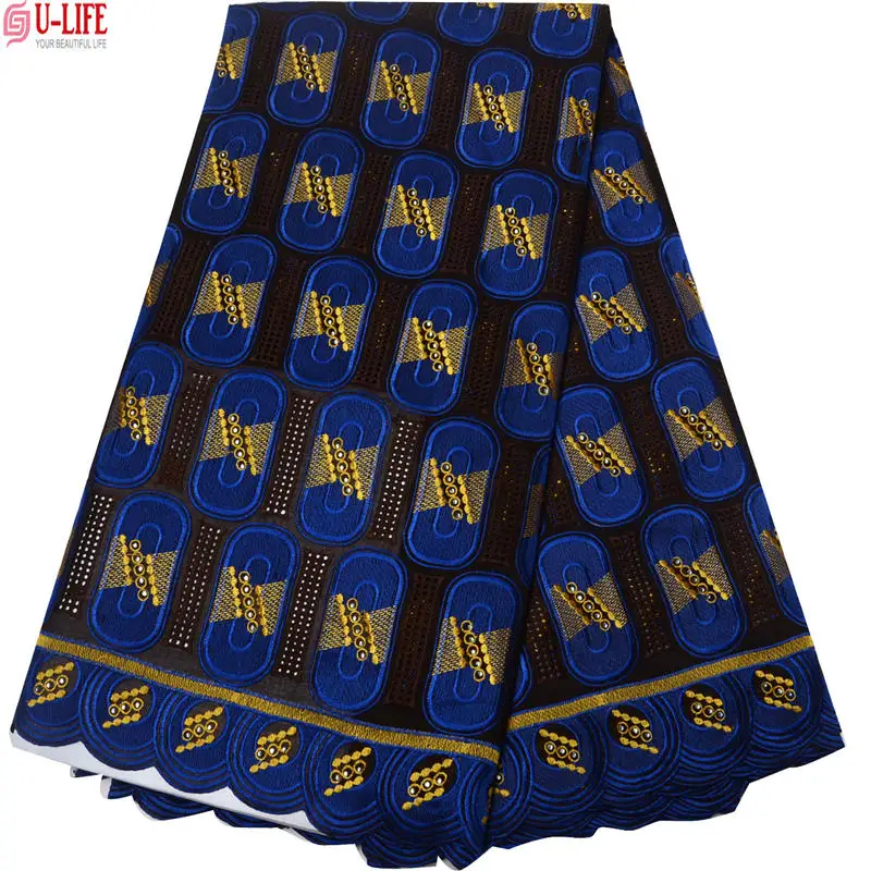 2020 African Swiss Voile Lace Women Wedding Dress High Quality Eyelet 100% Cotton Laces In Switzerland BG-098 | Дом и сад