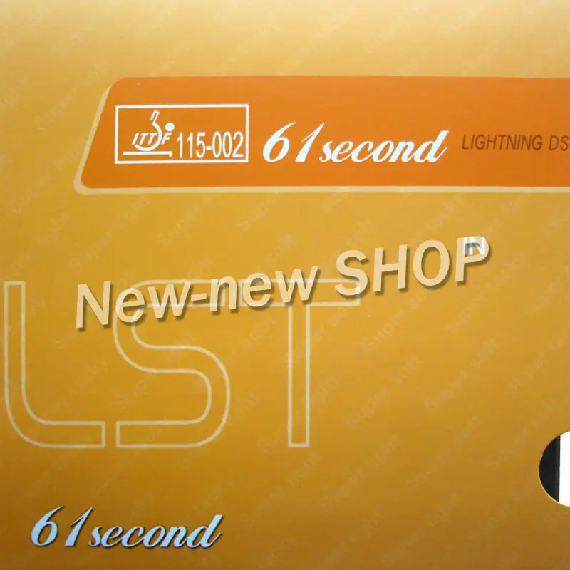 61second Lightning DS LST Pips In PingPong резиновая губка для настольного тенниса|pingpong rubber|table