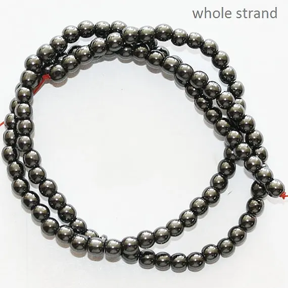 Гематитовые бусины круглые 4 мм полная прядь 16 &quot 110 бусин|beads mm|beads beadsbeads round |