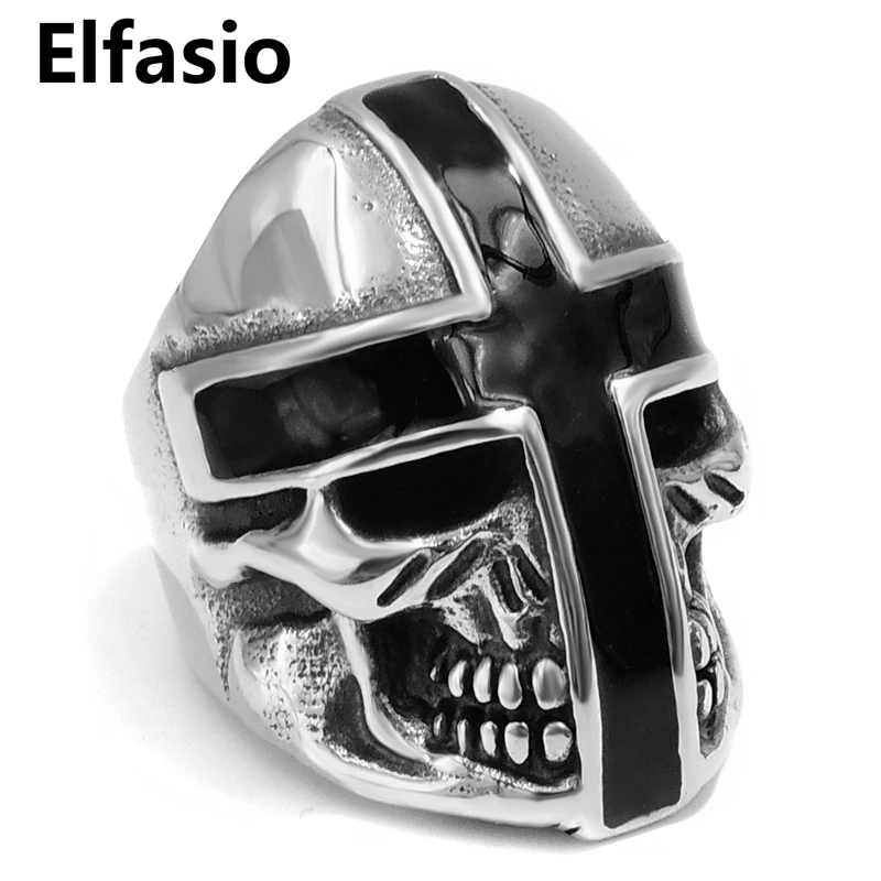 Мужское кольцо из нержавеющей стали в стиле панк Размер 7-13 | Украшения и