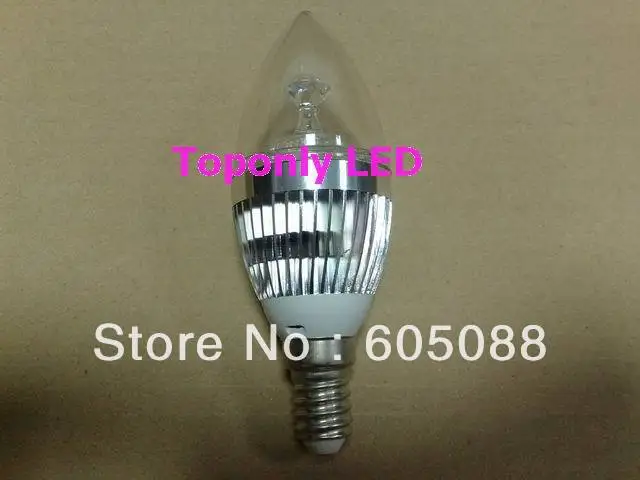 買取 E14 3ワットledキャンドルランプ電球で絶縁型電源ac85-265v、カラー白250lm、30ピース/ロット送料無料!