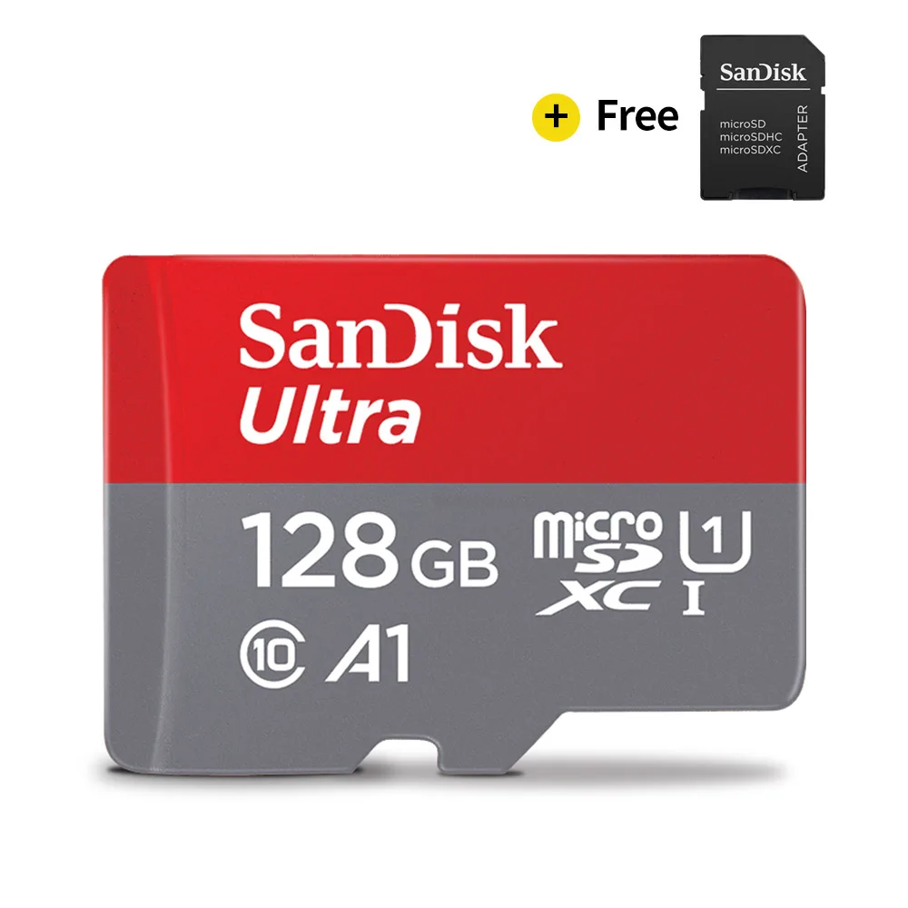 Карта памяти SanDisk A1 128 ГБ 64 U3 98 МБ/с./с 32 Micro sd карта класс 10 флэш Microsd TF/sd s для