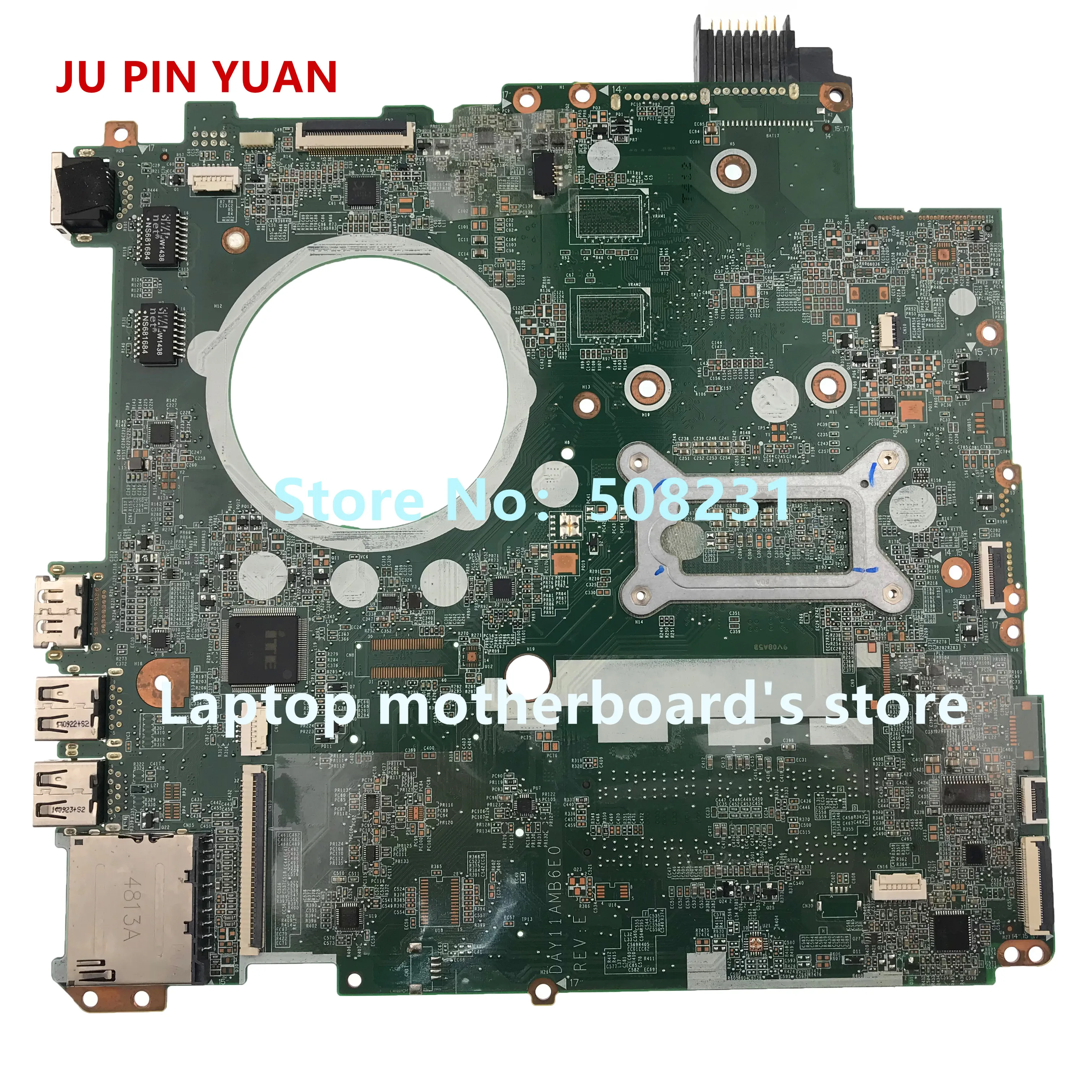 Ju pin yuan 915468-601 915468-001 аккумулятор большой емкости DAG37DMBAD0 материнская плата для ноутбука для женщин, hp ноутбук 17-W 17-AB Тетрадь ПК 1050 2 Гб i5-7300
