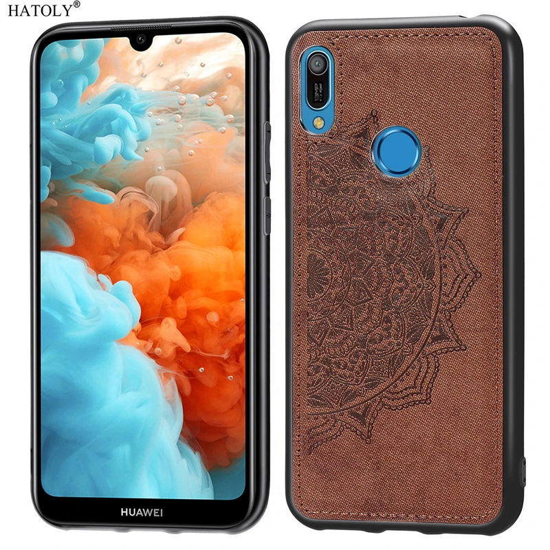 Чехол для Huawei Y6 2019 чехол Y7 Pro P30 8A Honor 8S каркас из ткани тпу телефона 2019|Бамперы| |