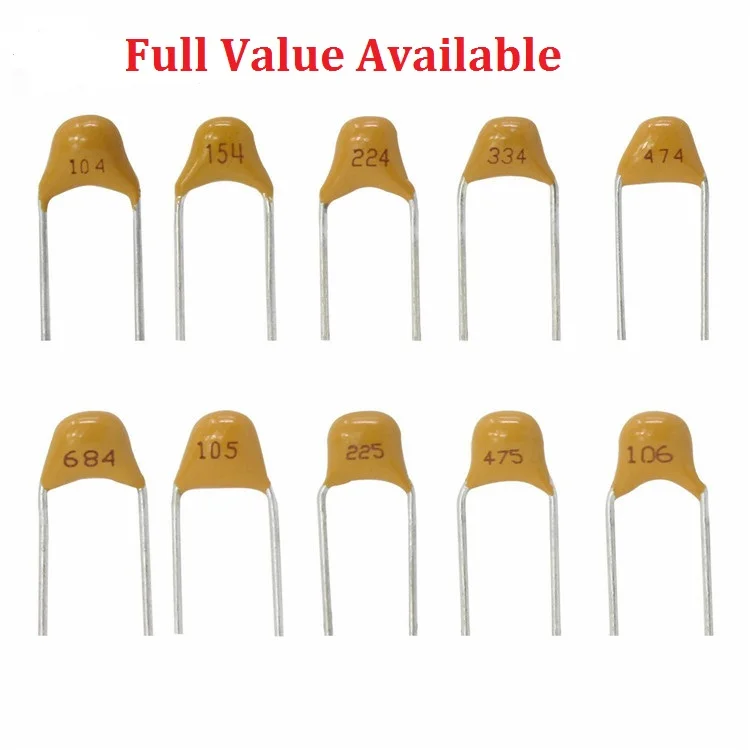 50PC Multilayer ceramic capacitor 221 222 223 224 225 300 330 331 332 334 335 5.08MM 2.2UF 30PF 3.3NF 330NF 50V pf NF Monolithic