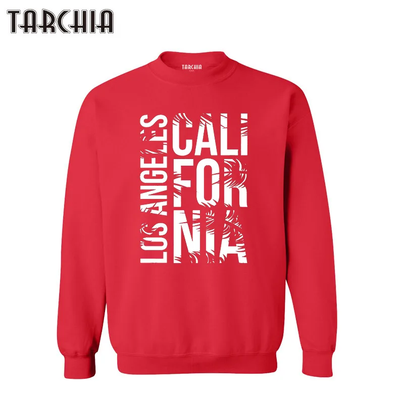 TARCHIA 2021 размера плюс осенний брендовый Повседневный свитшот с принтом Los Angeles