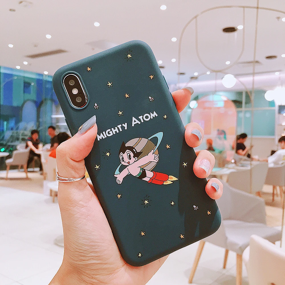 Милый мультфильм Astro Boy телефон чехлы для IPhone XS MAX XR чехол силиконовый из мягкого