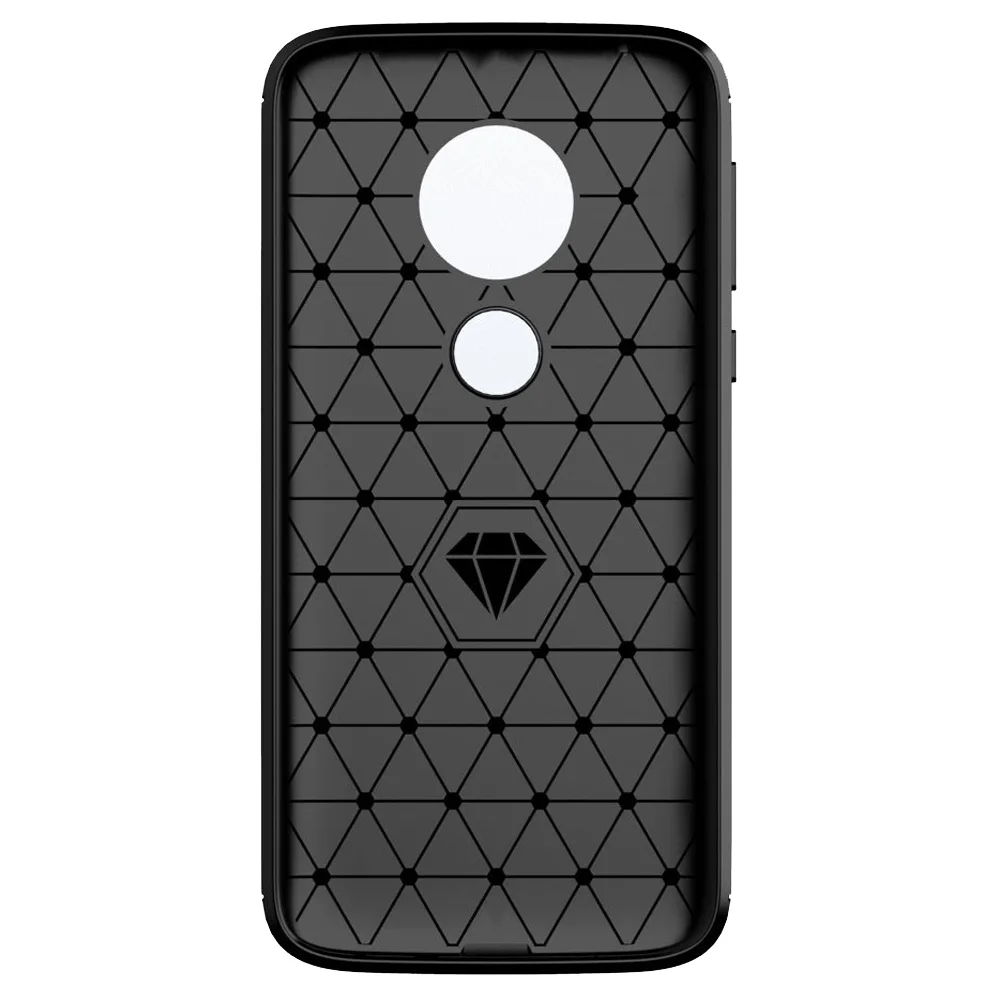 Чехол для Motorola Moto G7 Play (версия ЕС) тонкий чехол из углеродного волокна и ТПУ с