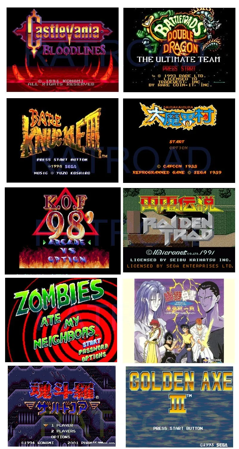 Высокое качество 16 бит SEGA Genesis/MD компактный мини классический выпуск ТВ игровая консоль с 64P картридж Солт с 18в1 забавные игры