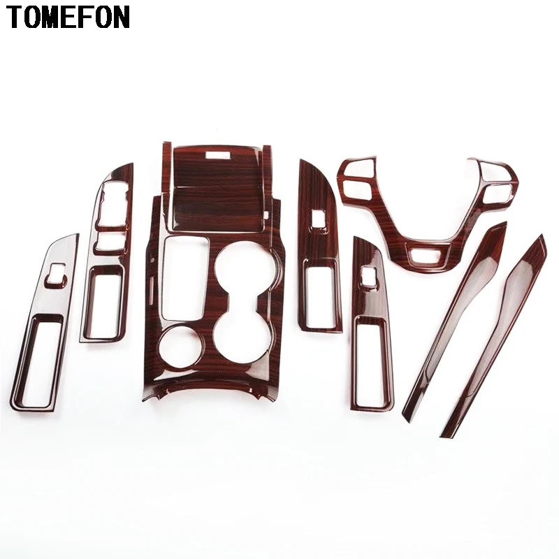 Внутренняя консоль TOMEFON из АБС-пластика коричневого дерева коробка переключения