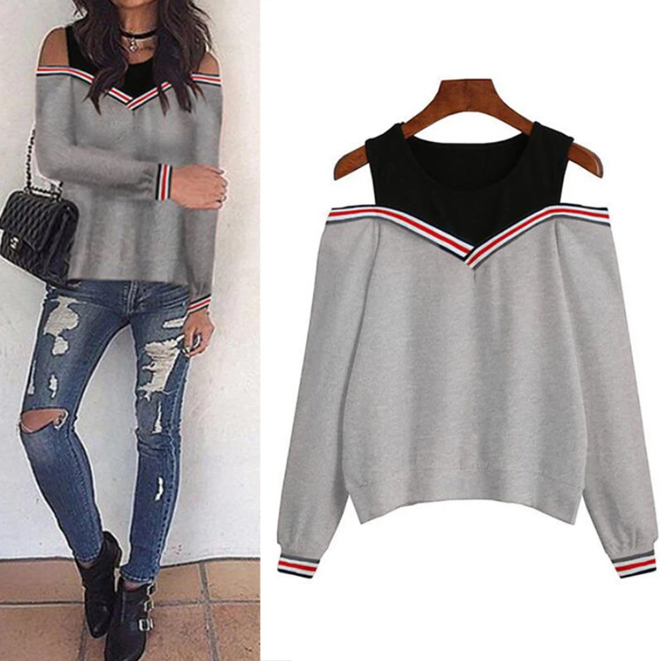 открытыми плечами худи лоскутный вязаный полосатый в полоску манжета запястье