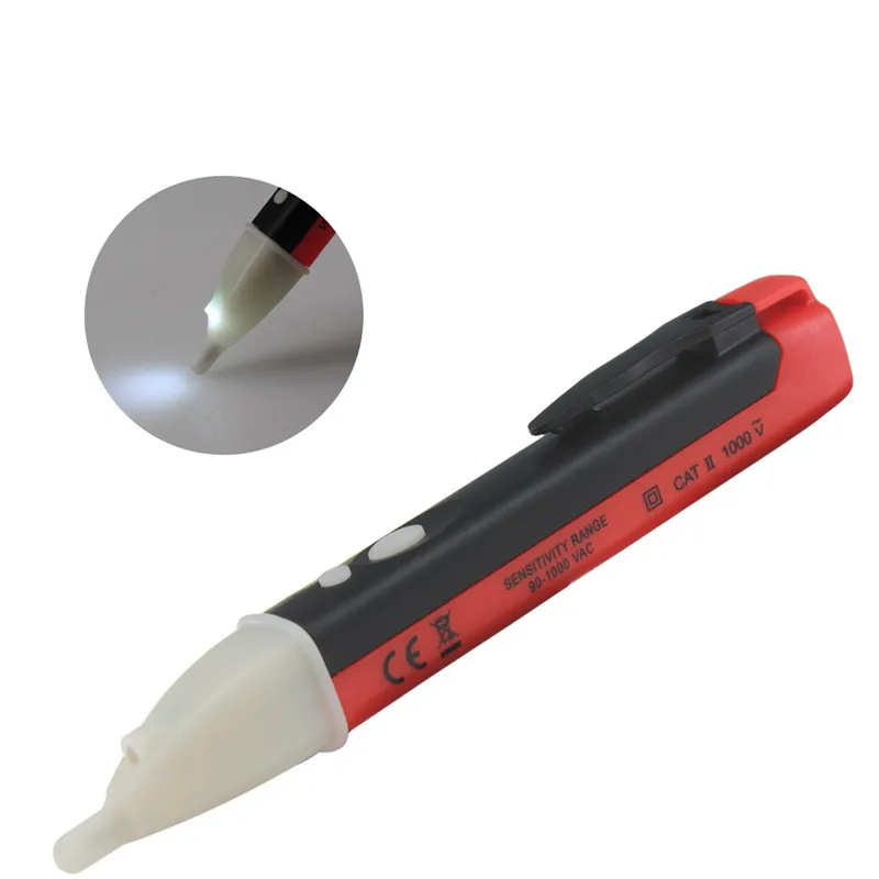 Universal 90-1000V Socket Wall AC Power Outlet Voltage Detector Sensor Tester Electric Pen LED Light Electrician DIY Repair Tool |