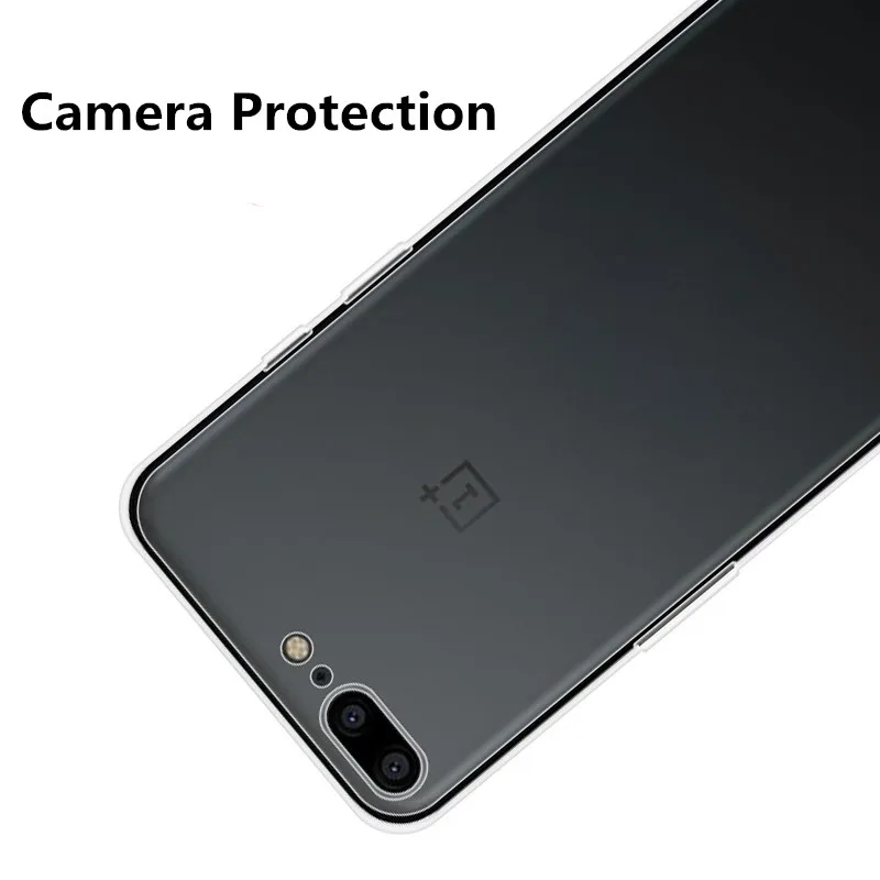 OnePlus 5 силиконовый чехол One Plus задняя крышка мягкая TPU прозрачный Чехлы для