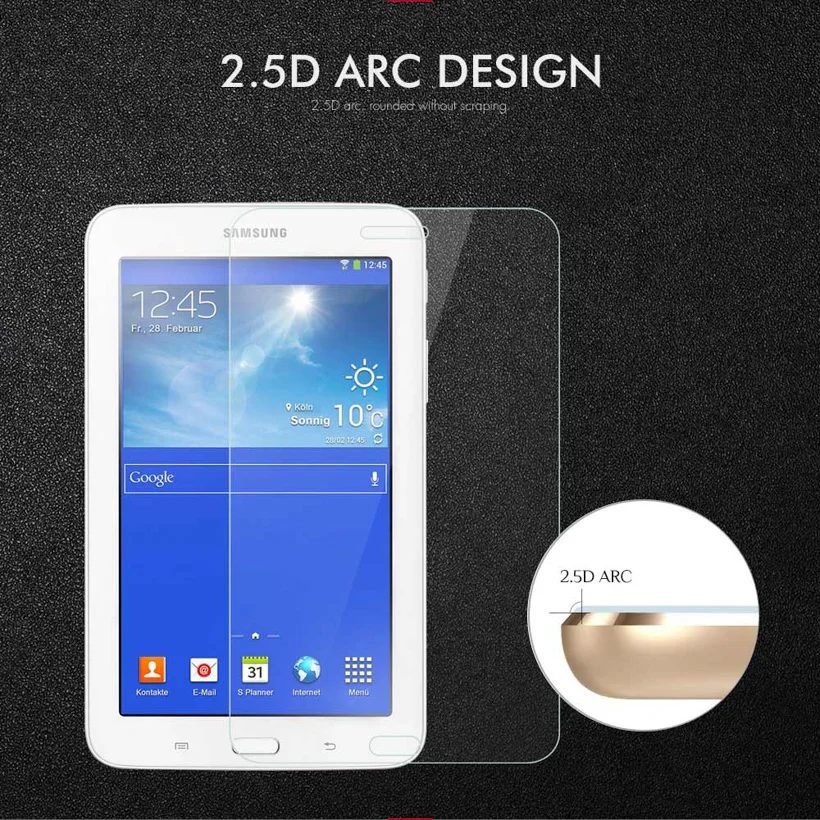 С уровнем твердости 9H закаленное Стекло для samsung Galaxy Tab 3 lite 7,0 T110 T111 T113 T116 планшет Экран протектор Защитная пленка, стекло Защита