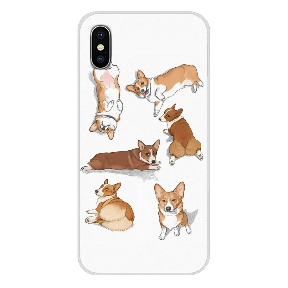 Для Oneplus 3t 5T 6T Nokia для детей возрастом 2 3 5 6 8 9 230 3310 1 7 Plus 2017 2018 корги butt сна собаки