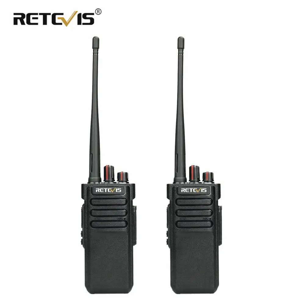 2 шт. RETEVIS RT29 Walkie Talkie 10 Вт UHF(или VHF) IP67 Водонепроницаемый VOX CTCSS/DCS удобный двухстороннее радио Comunicador трансивер