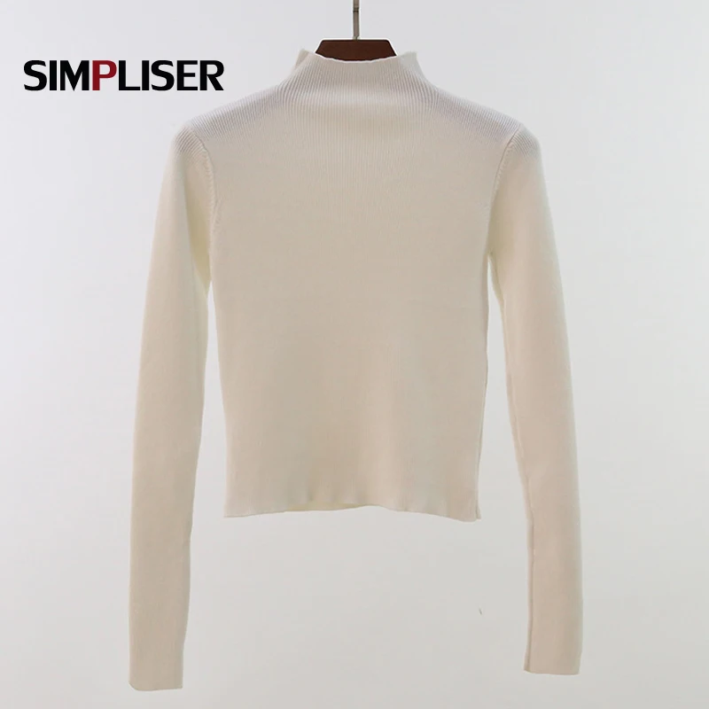 Turtleneck Pullovers Femme 2018 Knitted Sweater Women Winter Pull Knitting Tops Long Sleeve Ladies Vintage Sweaters | Женская одежда