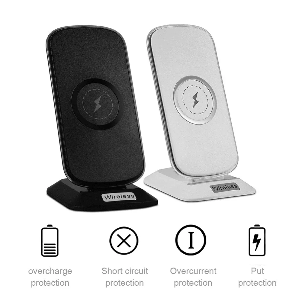 SOONHUA 10W Qi Wireless Charger Stand For iPhone X XS Max 8 Plus Mobile Phone Fast Charging Holder Samsung S9 S8 | Электроника