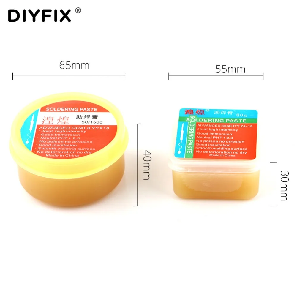 Паяльный флюс DIYFIX желтая паста для печатных плат инструменты ремонта паяльная